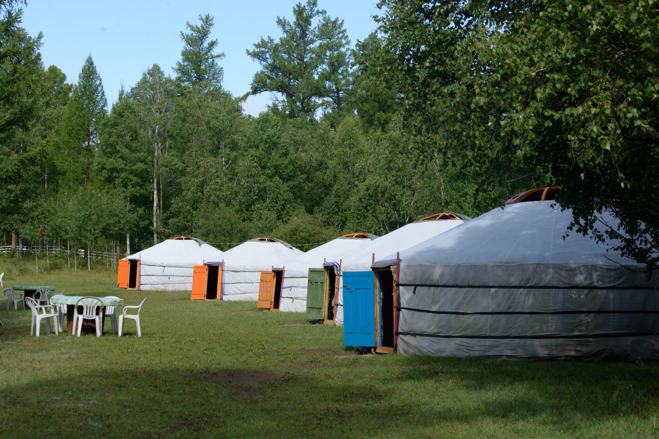 Ger camp tradizionale in Mongolia